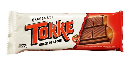 Tokke 72gr Relleno Ddl Leche Pack X2u  Barata La Golosineria