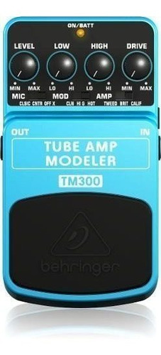 Pedal Behringer Tm-300 Tube Amp Modeler Totalmente Nuevo