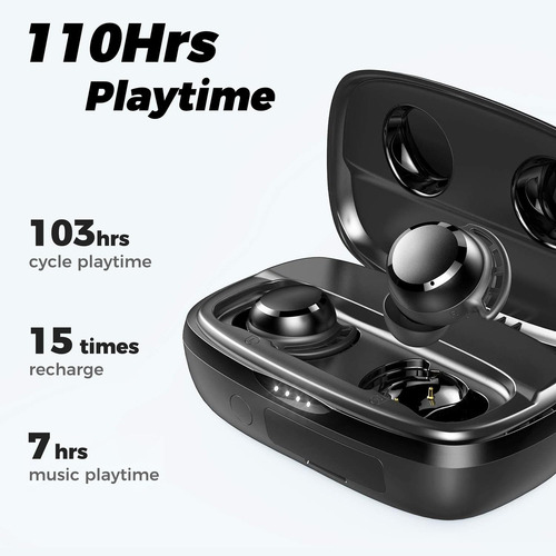 Auriculares Inalámbricos Bluetooth 5.0 Ipx8 Impermeable Con