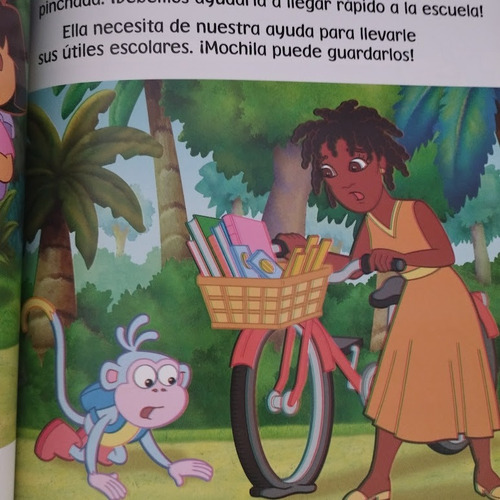 Cuento 3d Dora La Exploradora. Libro, Lentes 3d Y Stickers