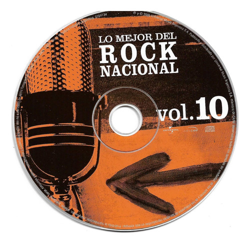 Lo Mejor Del Rock Nacional Vol.10 - Rock Argentino (detalle)