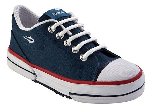 Zapatillas Topper Nova Low Kids Lona Reforzada Asfl70