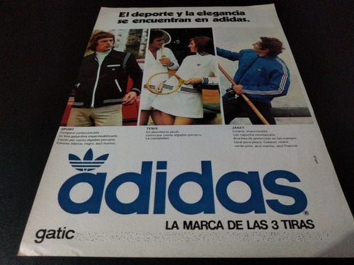 (pe004) Publicidad Clipping Zapatillas adidas * 1974