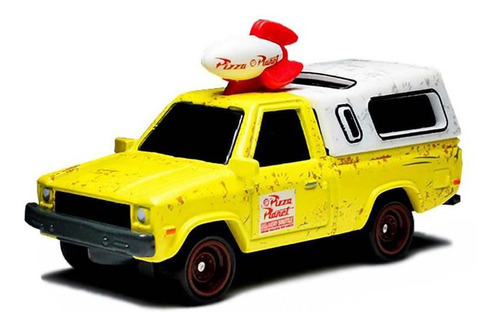 Mattel Hot Wheels Premium Pizza Planet Truck Newtcs Mini 1:64 Amarillo Amarillo