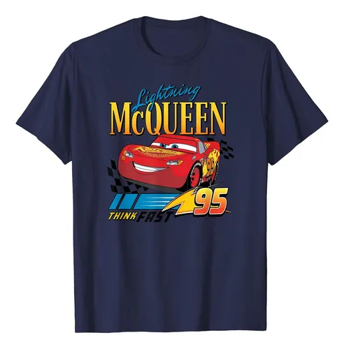 Cars - Camiseta Mcqueen Think Fast