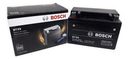 Batería Btx9 = Ytx9-bs Bajaj Dominar 400 Bosch Ryd