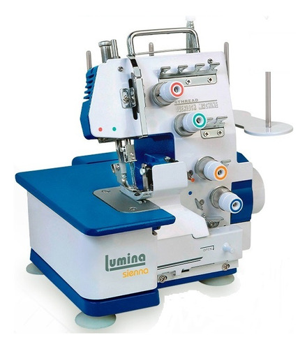 Nueva Overlock Semi-industrial Lumina Sienna 4 Hilos Azul