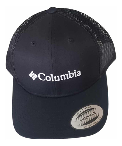 Gorra Columbia Snapback Negra Original