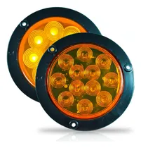 Comprar Plafon 12 Led Redondo Camion Cuarto Alta Baja Stop 12-24v F1