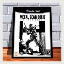 Comprar Quadro Decorativo Gamer Capa Metal Gear A3 33x45 Game Cube