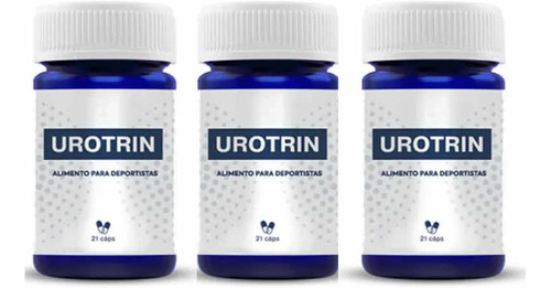 Suplemento en cápsula Urotrin  Premium proteína en frasco 21 un pack x 3 u