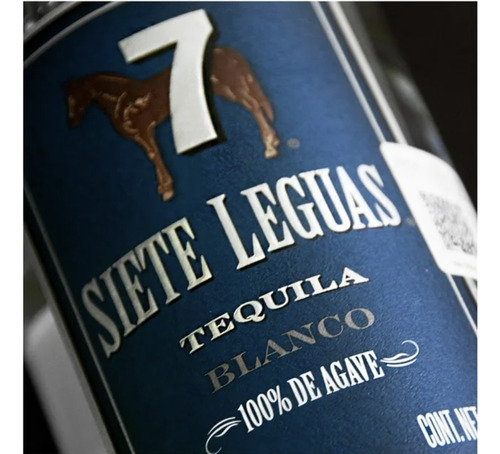 Tequila 7 Leguas Blanco 1000 Ml.*
