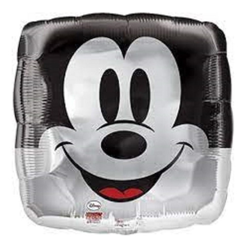 6 Globos Mickey Mouse Cara Cuadro Centro Mesa Met 9in Fiesta