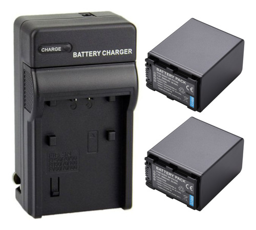 Kit 2 Bateria + Carregador Np-fh100 Para Sony