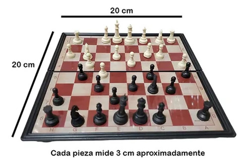 Juego De Ajedrez En Estuche Magnetico