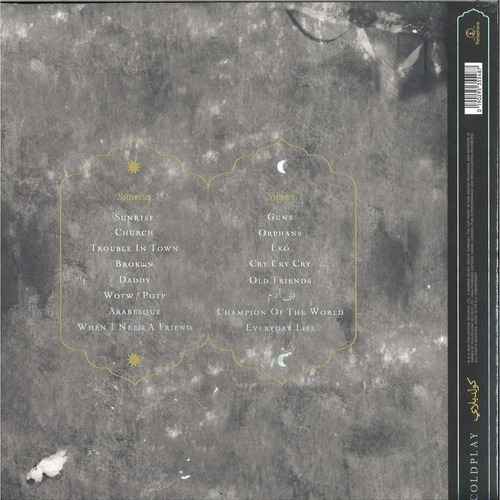 Coldplay Everyday Life 2 Lps Vinyl