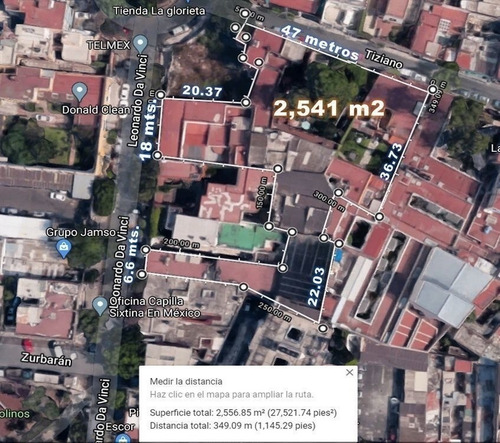 Imagen 3 de 3 de Tz Terreno En Venta En Mixcoac (534)