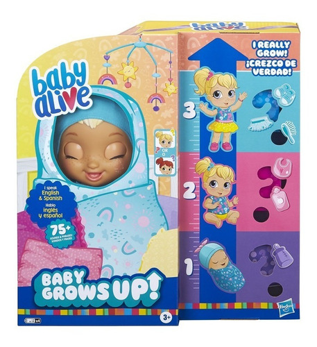 Muñeca Sorpresa Baby Alive Grows Up Hasbro Con Accesorios