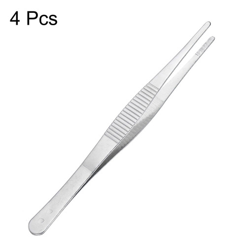 Pinzas De Acero Inoxidable Uxcell De 55 Pulgadas Rectas De