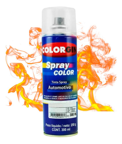 Tinta Spray Aluminio Alta Temperatura Automotivo Colorgin