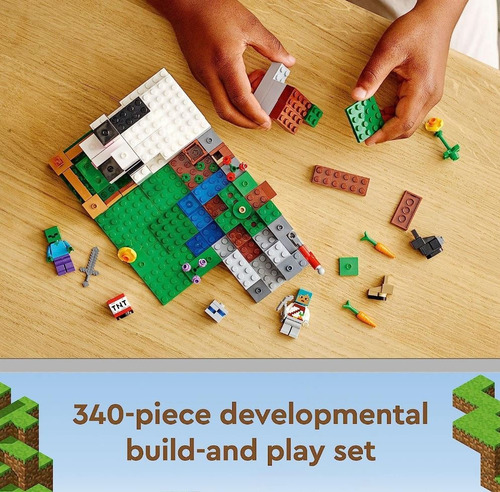 Lego 21181® Minecraft®: El Rancho-conejo 340 Piezas