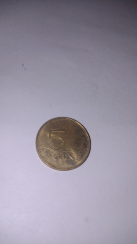 Hungría Moneda 5 Forint 1995 Usada