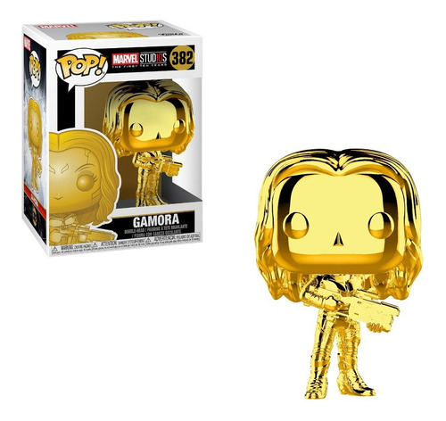 Avengers Gamora Funko Pop Cromado #382 Marvel 10 Años