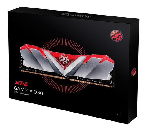 Memoria Ram Adata D30 Ddr4 8gb 3200 Plata Ax4u32008g16a-sr30