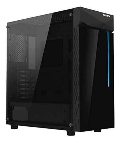 Gigabyte C200 Glass Atx Gaming Case, Tinted Tempered Glass, 