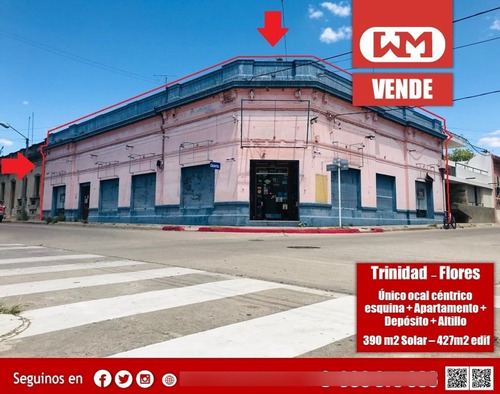 Venta Local Comercial Esquina Con Apartamento En Trinidad Flores Céntrico Ideal Amplio Proyecto O 4 Unidades