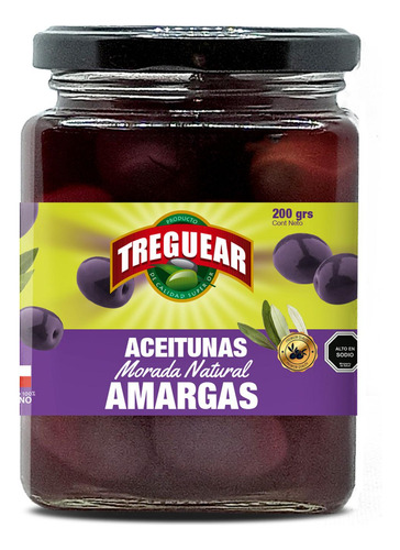 Aceitunas Azapa Natural 200 Gr