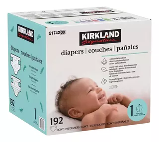 Caja De Pañal Kirkland Signature Etapa 1 Unisex