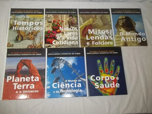 Livro Enciclopedia Interativa Do Saber 7 Vols Seleções Reader's Digest