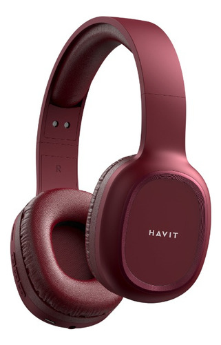 Audífonos Bluetooth Havit H2590bt Pro Color Rojo