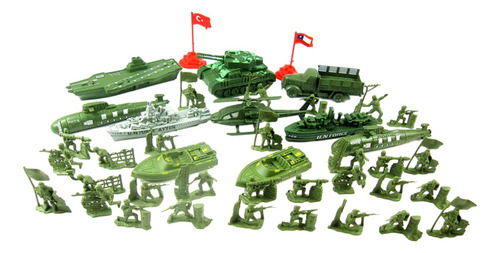 52 Piezas Figuras Juguetes Mini Diseño Playset Para B