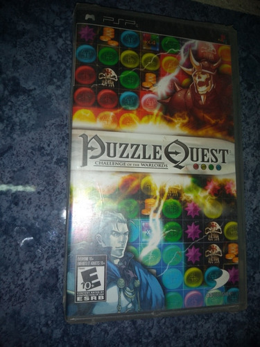 Psp Video Juego Puzzle Quest Challenge Of The Warlords Origi