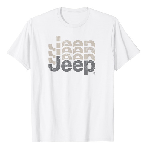 Playera Con Logotipo Repetido De Jeep