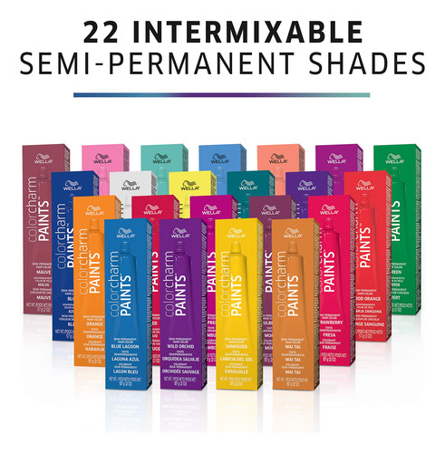 Tinte Semipermanente Para El Cabello Wella Color Charm Paint