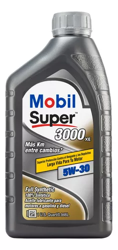 Aceite Motor Mobil 5w-30 Super 3000 Xe Gasolina Diésel 4l