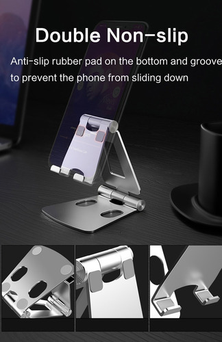 Imagen 6 de 7 de Soporte Celular Apoya Tablet Escritorio Mesa Base Regulable