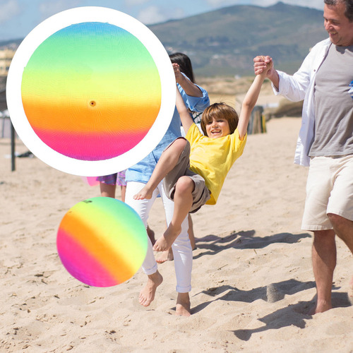 M Divertida Pelota Inflable De Color Arcoíris, Juguete De