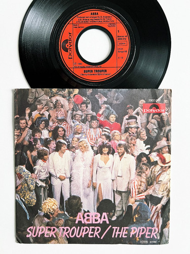 Abba - Super Trouper / The Piper - Vinilo Germany Ex/nm