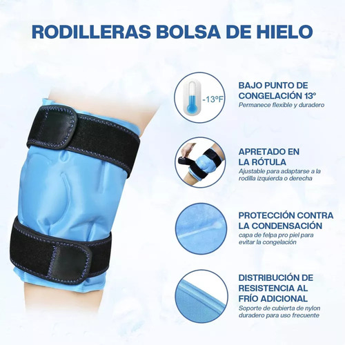 Almohadillas De Hielo Para Aliviar El Dolor De Rodilla
