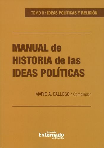 Libro Manual De Historia De Las Ideas Políticas. Tomo Ii
