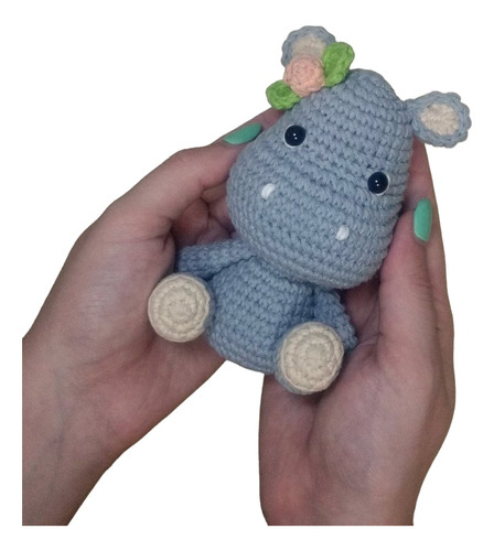 Hipopótama Matilda - Muñeco Tejido - Amigurumi A Crochet