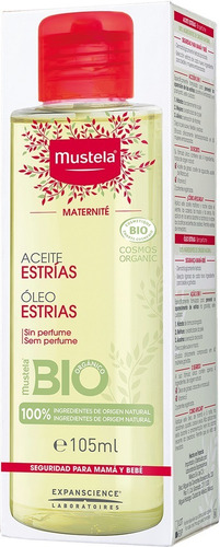 Imagen 5 de 5 de Mustela Maternidad Aceite Orgánico Anti Estrías 105 Ml