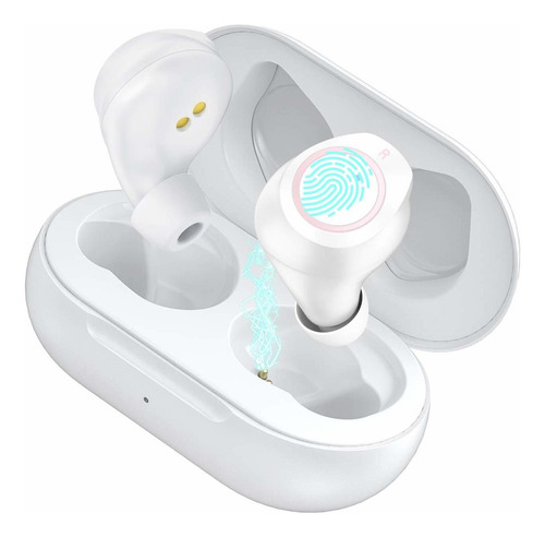 Audífonos in-ear inalámbricos Muzili A3 blanco