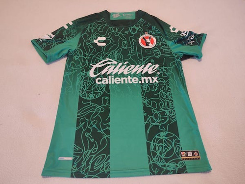 Xolos De Tijuana Jersey Alternativo 2022 Liga Mx Charly Verd