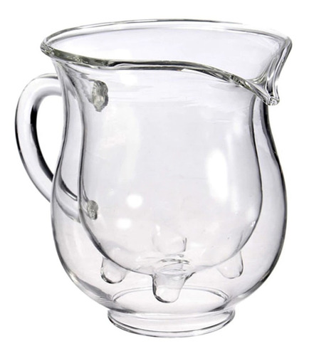 Imagem 2 de 6 de Mini Jarra Vidro Caneca De Vaquinha Mesa Cozinha