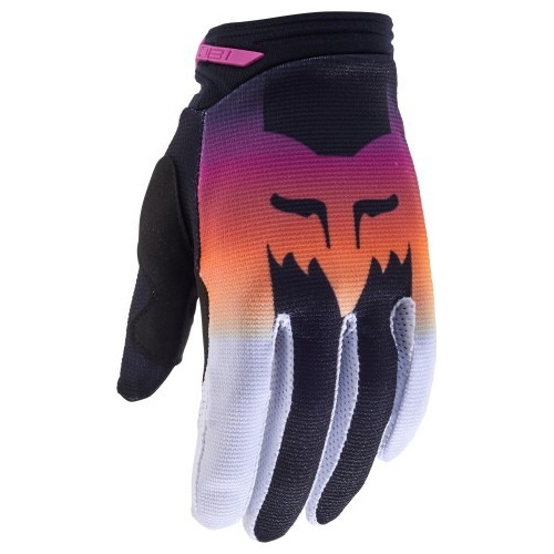 Guantes Fox Niña 180 Flora Glove Negro/rosa Mtb